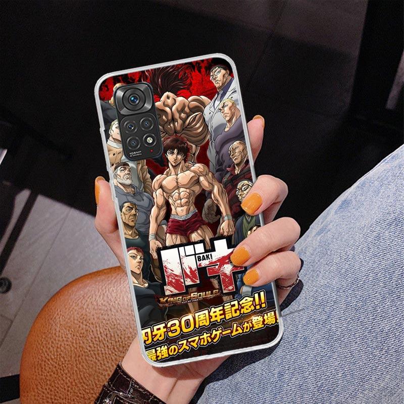 Чехол для телефона Original Anime Baki the Grappler для Xiaomi Redmi Note 15 14 13 12S 12 11 Pro Plus 14S 11S 11E 10 10S 11T 5G Персональный