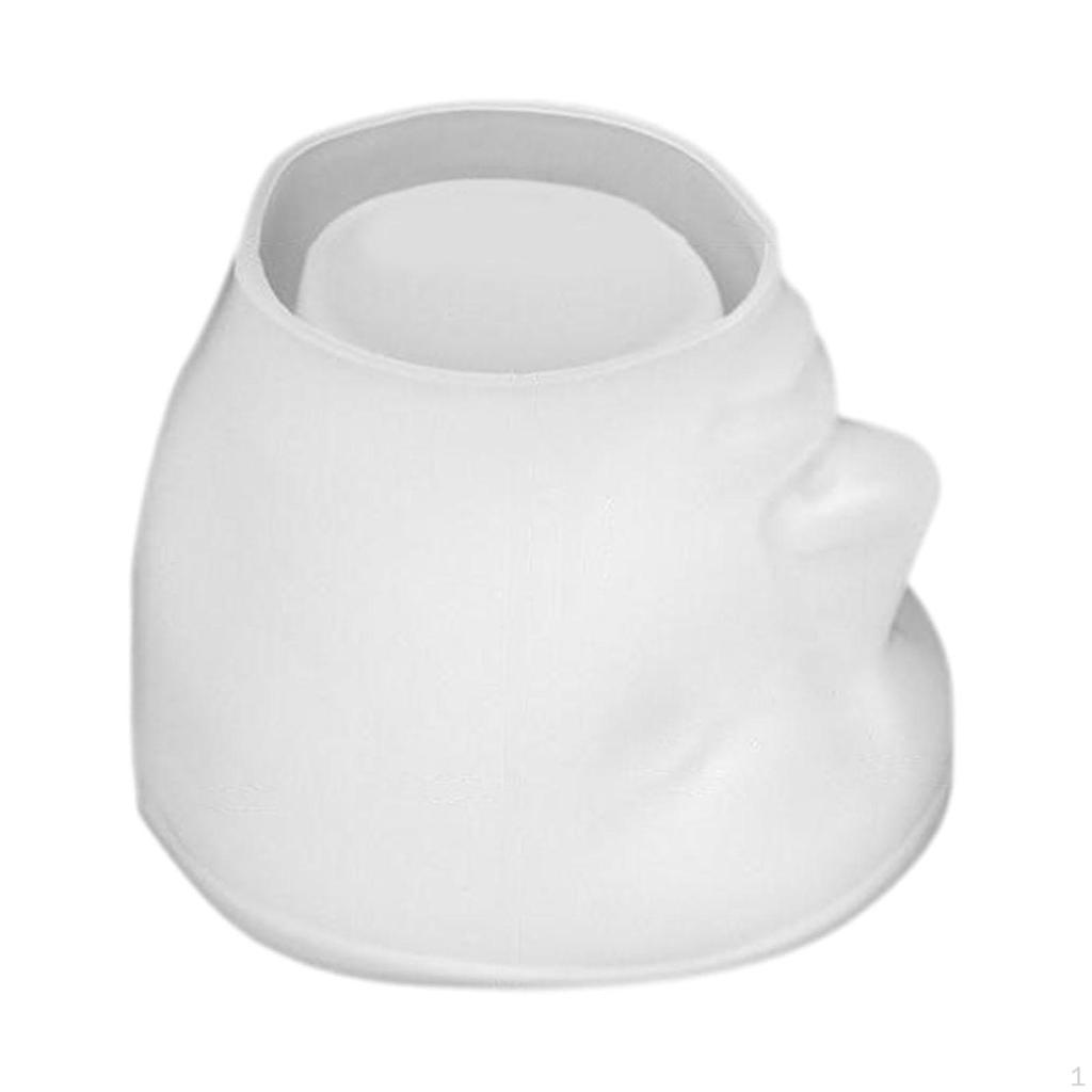 Абстрактное человеческое лицо, силиконовая модель, чашка для свечей, контейнер для хранения, поднос, подставка, глина