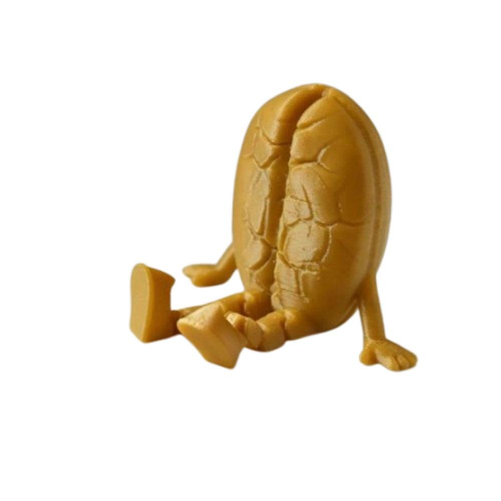 Funny Coffee cup Ornament 3D Printing Home Decorations Creative Coffee Bean Ornaments Living Room