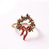 Christmas Napkin Rings Exquisite Decorative Zinc Alloy Napkin Buckles Christmas Banquet Hotel Table Decor Daily Use