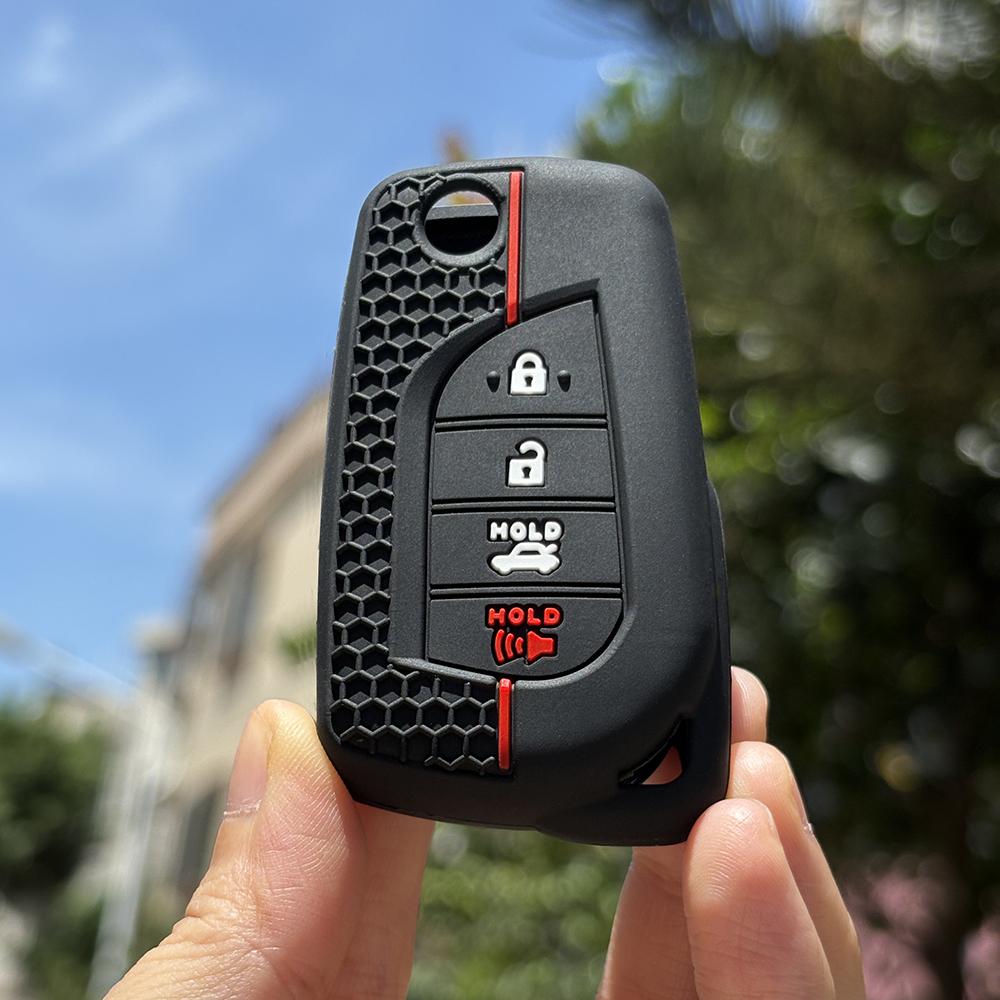 Брелок Защита Для Toyota Camry 70 Aygo X Cross Yaris Prius Verso C-Hr Кликер Corolla Rav4 Нож Чехлы Колпачки для Пульта ДУ