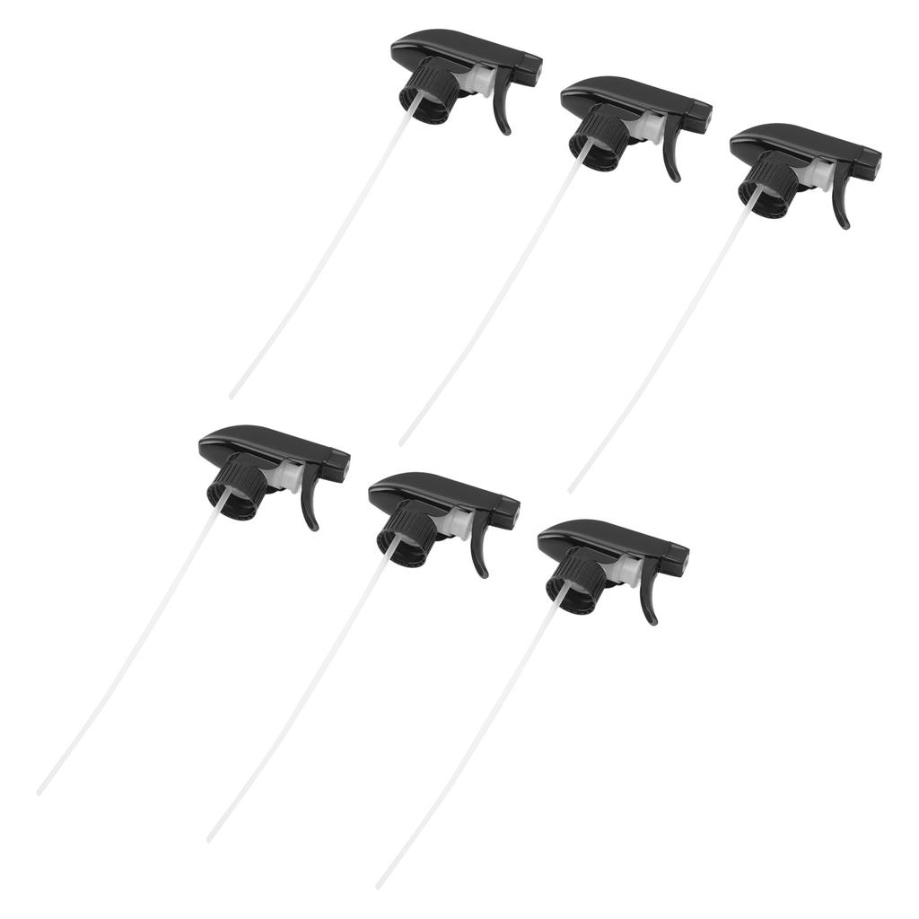 6 шт. сменная насадка для распылителя, многоразовые распылители для тумана, черные 28 мм