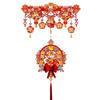 2026 Horse-themed Lunar Year Decor Chinese Character New Year Hanging Flag  Chinese New Year