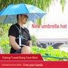 Sunshield Rainproof Umbrella Hat - Large Size, UV Protection for Fishing and Outdoor Activities