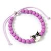 Hello Kitty Purple Beaded Bracelet with Kuromi Charm