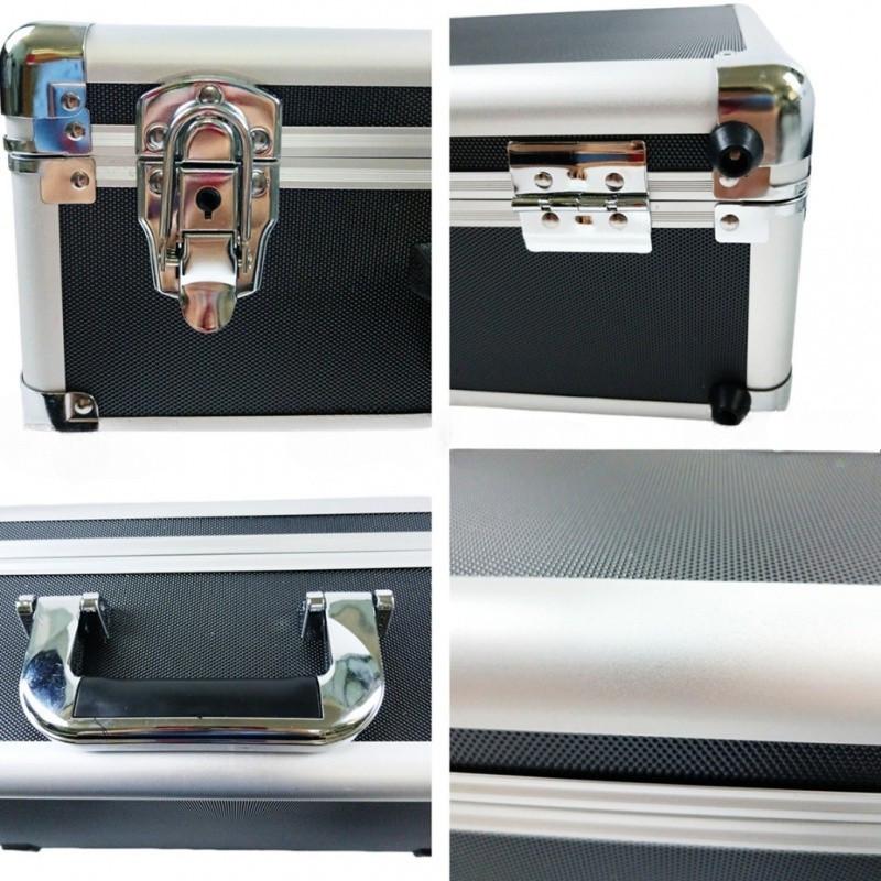 Портативный алюминиевый кейс для переноски, защитное оборудование с паролем, дорожный ручной ящик для инструментов с замком