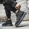 Fashion 2025 Autumn New Retro Thick Soled High Top Casual Shoes for Men Fashion Comfortable Versatile Non Slip Lace Up Platform sneakers