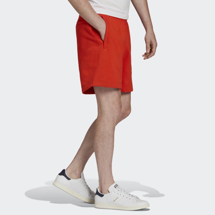 adidas Originals C Short Ft Однотонные спортивные шорты с завязками, мужские брюки студенческого цвета, оранжевые HF6362