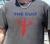 Футболка The Cult 80-е Английская Рок-группа на Премиум-футболке Comfort Colors 1717