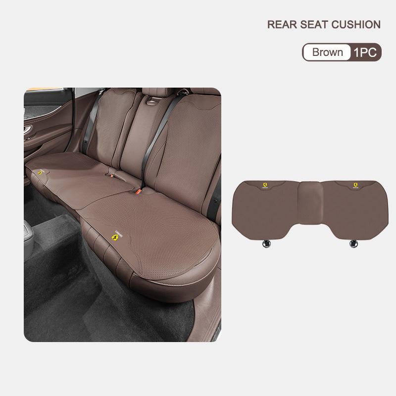 Leather Car Front Seat Cushion Flannel Cover Protect For Ferrari 308 GT4 F355 Modena F430 458ltalia Nappa Seat Cover Breathable KL3