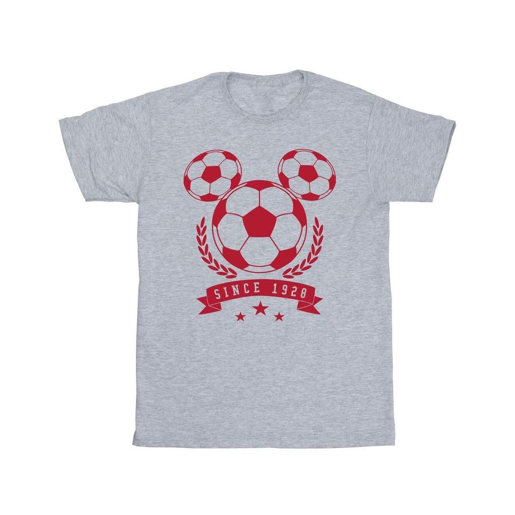 Disney Mens Mickey Football Head T-Shirt