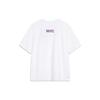 Li Ning Wade Series Letter Print Moisture Wicking Antibacterial Crew Neck Short Sleeve T-Shirt Men Tops Standard-White ATST569-2