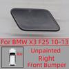 Auto Parts Front Rear Bumper Cover Headlight Washer Cover Cap For 2010 2011 2012 2013 BMW X3 F25 Painted Black White Silver Grey