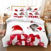 Рождественские животные Постельное белье Детский комплект пододеяльника Модный пододеяльник Мальчики и девочки Рождественский чехол для одеяла Комплекты постельного белья