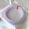 Natural Send Certificate Pure Myanmar Emerald A Grade Ice Purple 54 -62mm Female Elegant Princess Bracelet Send Mom To Girlfriend
