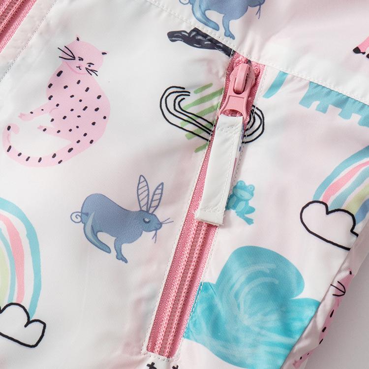 Ветровка с капюшоном для девочек Malwee - теплая куртка на осень/зиму