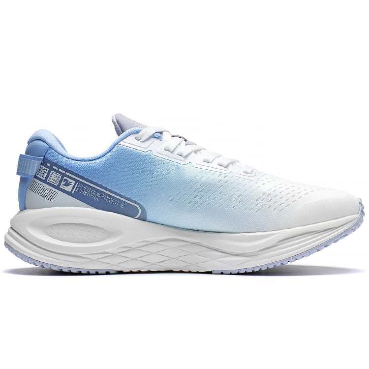 Li Ning Furious Rider 6.0 Базовые беговые кроссовки Мужские Низкие Mist White/Light Ice Blue/Light Sea Blue/Orange ARZS003-17