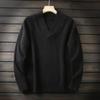 Heavyweight, Limited Quantity! Italian Order Men's Autumn and Winter Thickened Warm Wool Knit Sweater with Large V-Neck