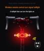 Светодиодный задний фонарь для велосипеда с зарядкой от USB, пультом дистанционного управления, поворотниками и звуковым сигналом - водонепроницаемый для ночной езды