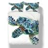 Turtle Bedding Set Quilt Cover Pillowcase Down Quilt Cover Household Bedding King-size Bed Full Size Bedding Decoration
