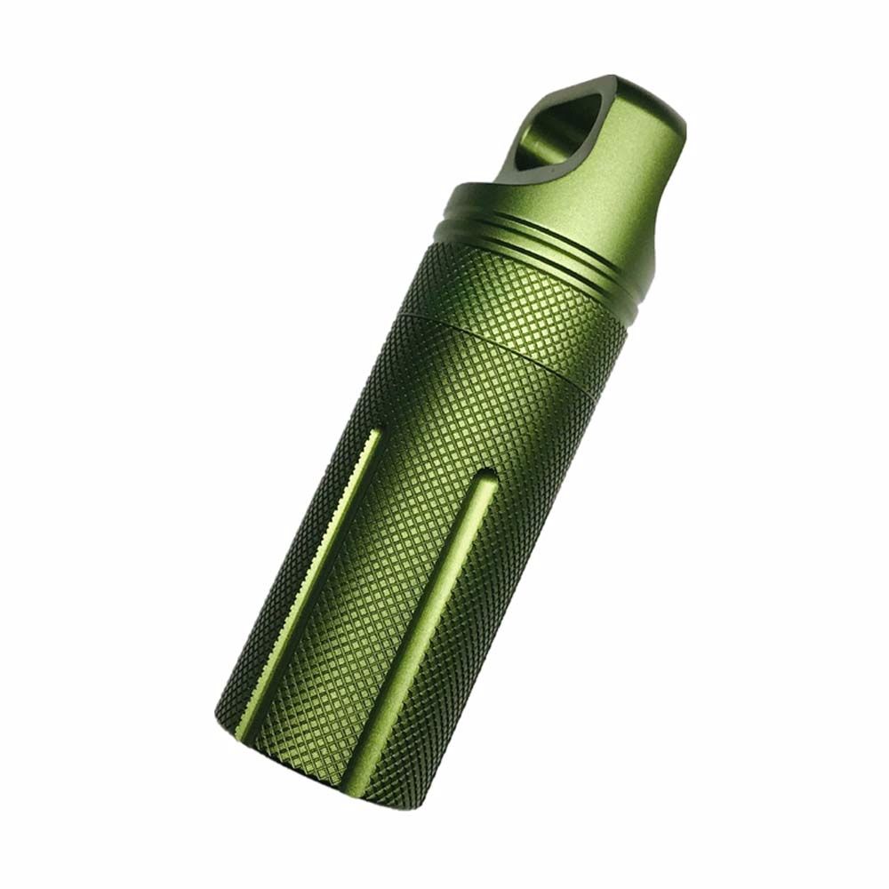 Keychain Dry Bottle Hike Box Medicine Case Capsule Container First-Aid Canister Pill Box Seal Tank