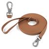 2M/3M/5M/10M PVC Long Dog Leash for Large Medium Dogs Waterproof Easy Clean Spiral Snap Ring Running Training Pet Lead