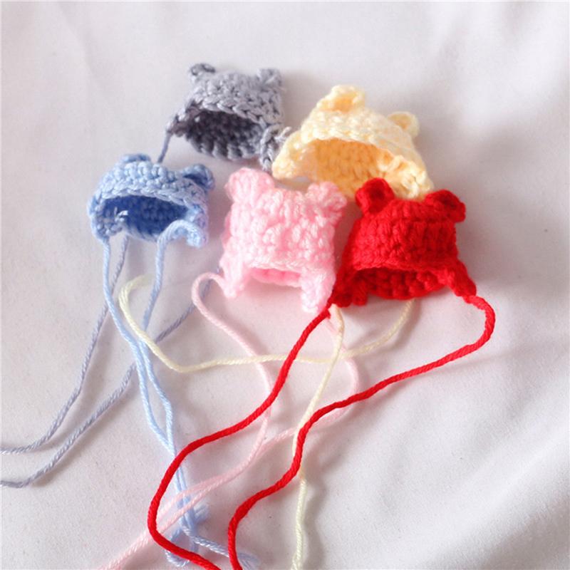 1/12 кукольный домик миниатюра милая вязаная шапочка шапка микро сцены аксессуары кукольные украшения