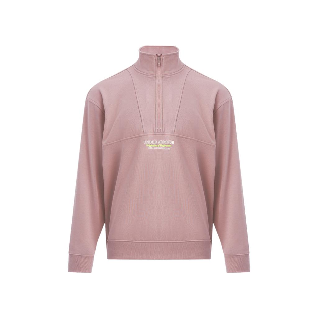 Under Armour OG Однотонный свитшот с воротником-стойкой на молнии и длинными рукавами женский свитшот 6010100-673