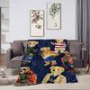Модное Милое Плюшевое Одеяло B-Bears Коврик для Дивана-Дремоты для P-POLO-S Гостиной Теплый Офис Спальня День Рождения Дом Путешествия Детские Подарки
