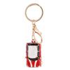 Cartoon Mini Car Keychain Rhinestone Car Model Metal Key Ring Decorative Pendant Accessories for MINI Cooper S JCW R50