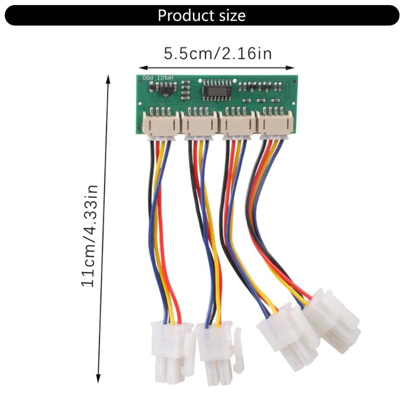 Эмулятор вентилятора 12В 4-контактный симулятор вентилятора контроллер специально для S21 S19K компьютерные офисные потребности в охлаждении