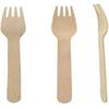Биоразлагаемый одноразовый набор столовых приборов 14 смВилка(100р) 14смВилка (100 шт.)| Экологичность | Вечеринка | День рождения | Одноразовые деревянные | Удобно для путешествий