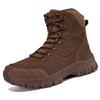 Large size outdoor land boots combat boots military boots hiking wear-resistant mountaineering boots wear casual boots