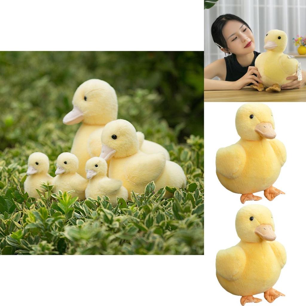 Cute Yellow Duck Plush Toy Adorable Stuffed Animal For Kids Birthday And Holiday Gift