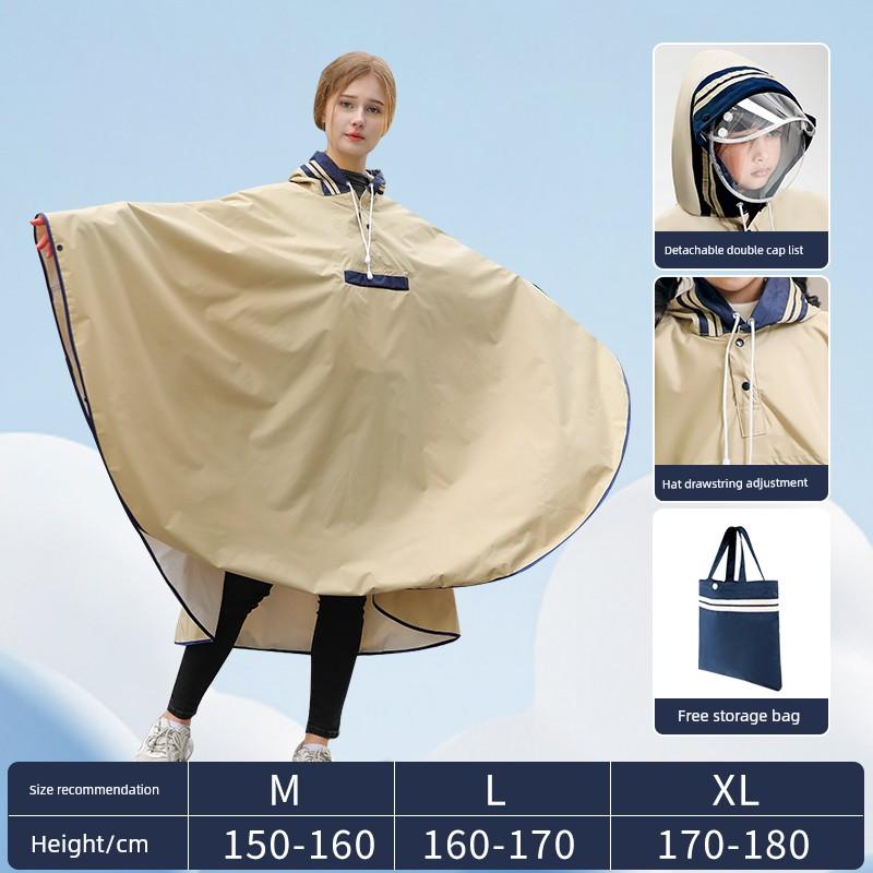 Children's Raincoat for Boys and Girls, Suitable for Older Children, Primary School Students, and Kindergarten Kids, with a Cape-Style Design and a