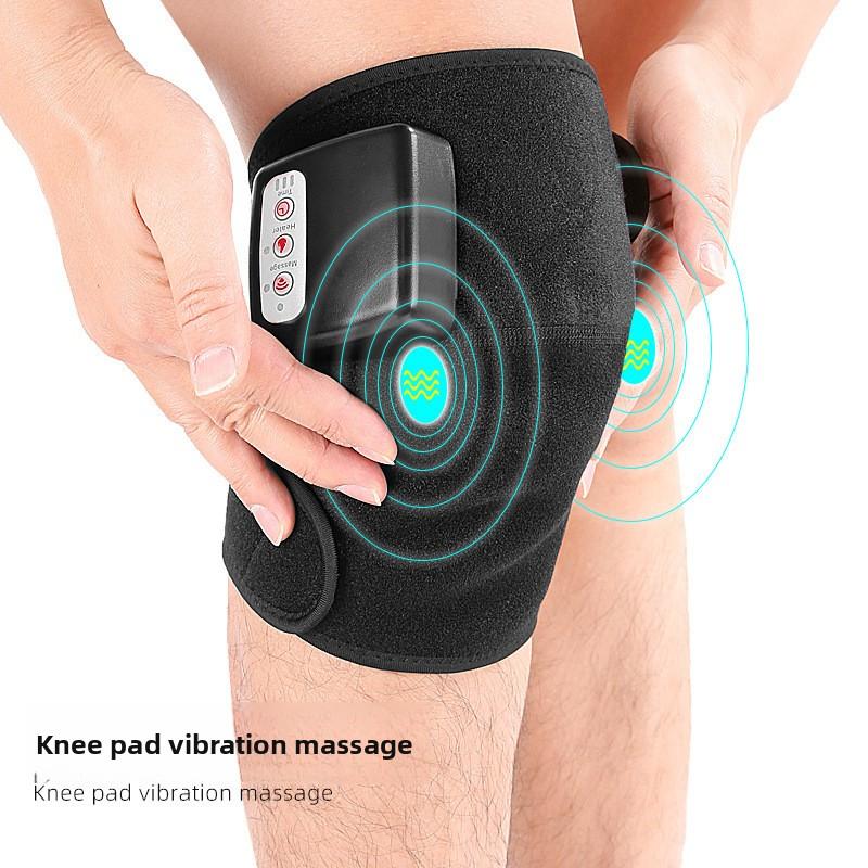 Battery Shoulder and Knee Multifunctional Massager Vibration Hot Compress Knee and Shoulder Two Protective Gear Electric Hot Compress Massage Belt