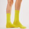 BOCION Светло-желтые однотонные длинные носки