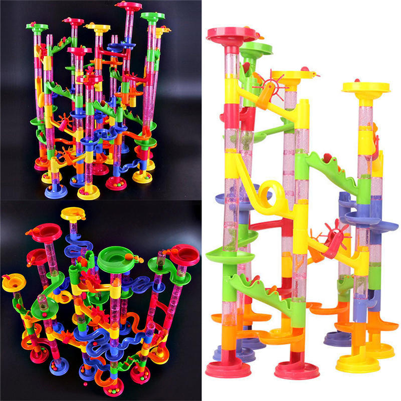 Marble Run Race Children Kid Boys Building Construction Blocks Creative Game