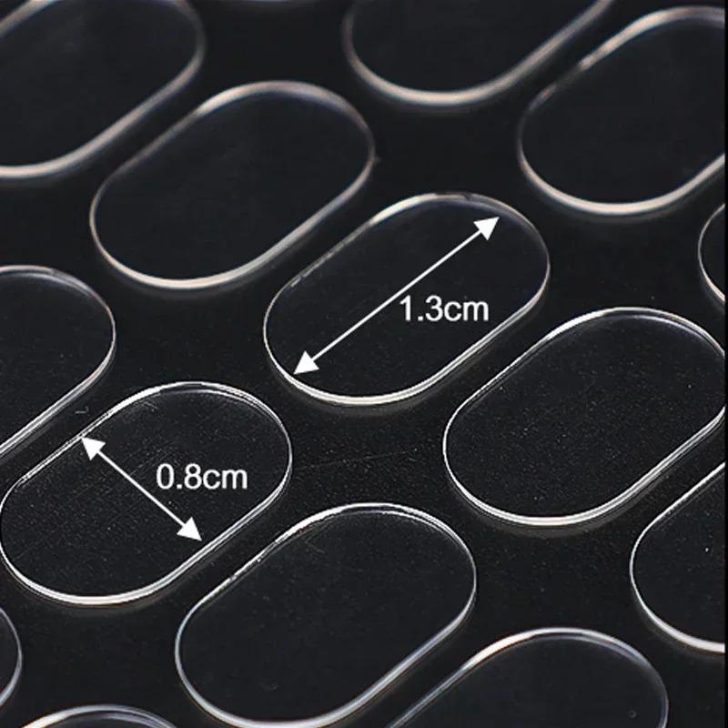 Прозрачные съемные гелевые клеевые точки Двусторонние гелевые клеевые подушечки Фигурки Клеящиеся точки для крепления плакатов Настенные прозрачные липкие