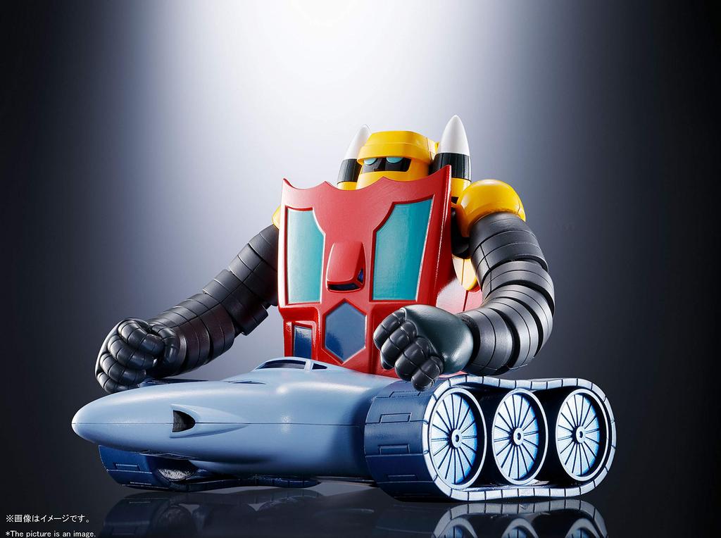 TAMASHII NATIONS Soul of Chogokin Getter Robo GX-91 Getter 2 & 3 D.C. (Getter 2: Approx. 175mm Getter 3: Approx. 90mm) ABS & Die-cast & PVC