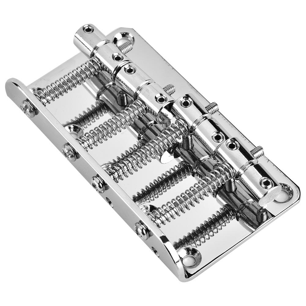Профессиональный металлический четырехструнный басовый бридж для 4-струнной электробас-гитары