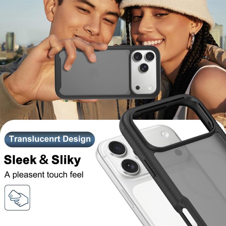 Starry Sky Matte Two-Tone Shockproof TPU Hybrid PC Phone Case For iPhone 17 Pro Max