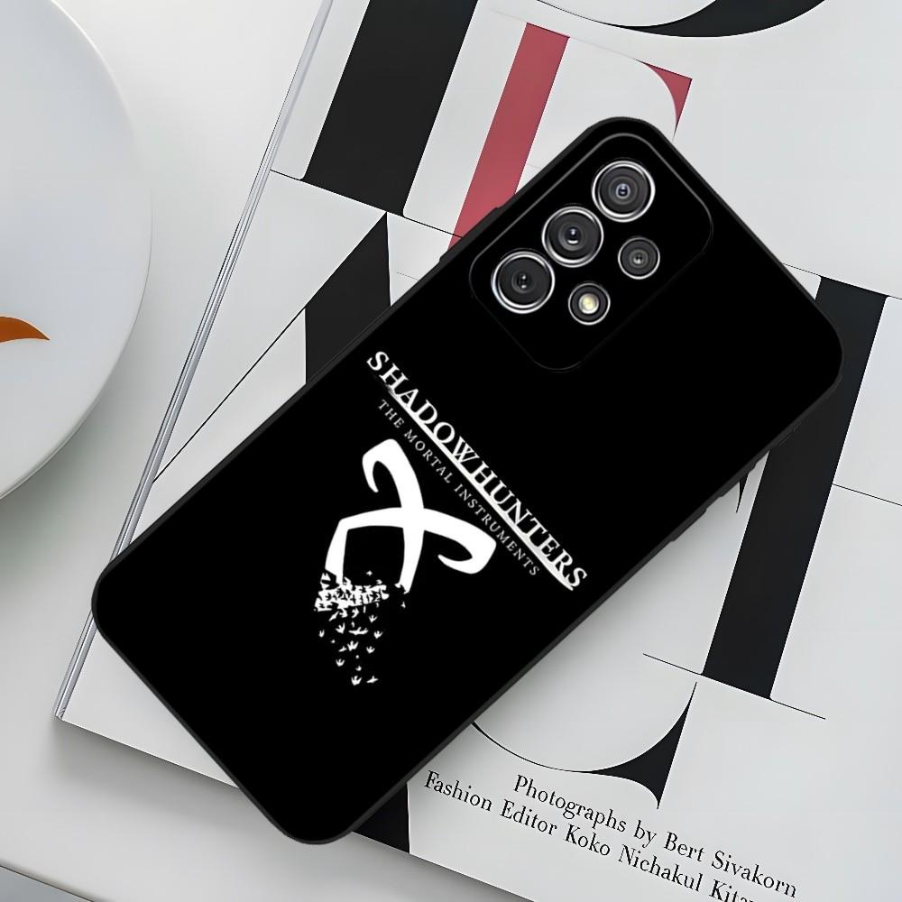 Чехол для телефона Shadowhunters для Sumsung Galaxy S24 S23 S22 S21 S20 A24 A34 N20 M54 A54 A53 Fe Plus Ultra Черный Мягкий чехол