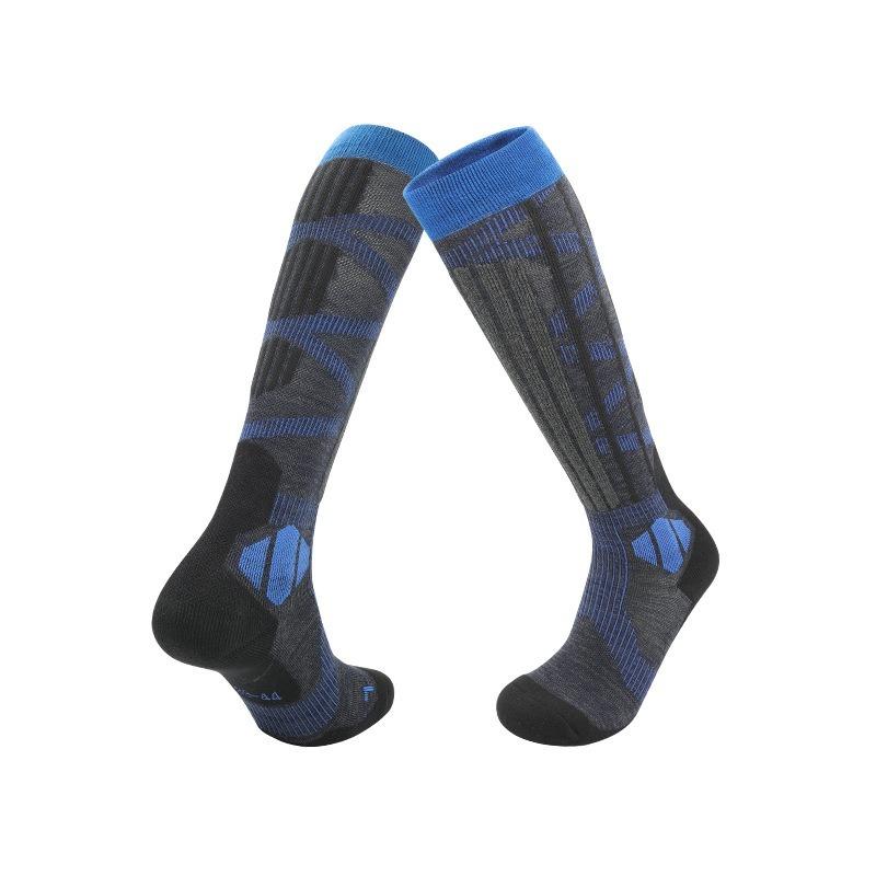 Зимние теплые утолщенные лыжные чулки, походные носки для женщин, мужчин, детей, противопрокольные, для катания на лыжах на открытом воздухе, высокие спортивные чулки