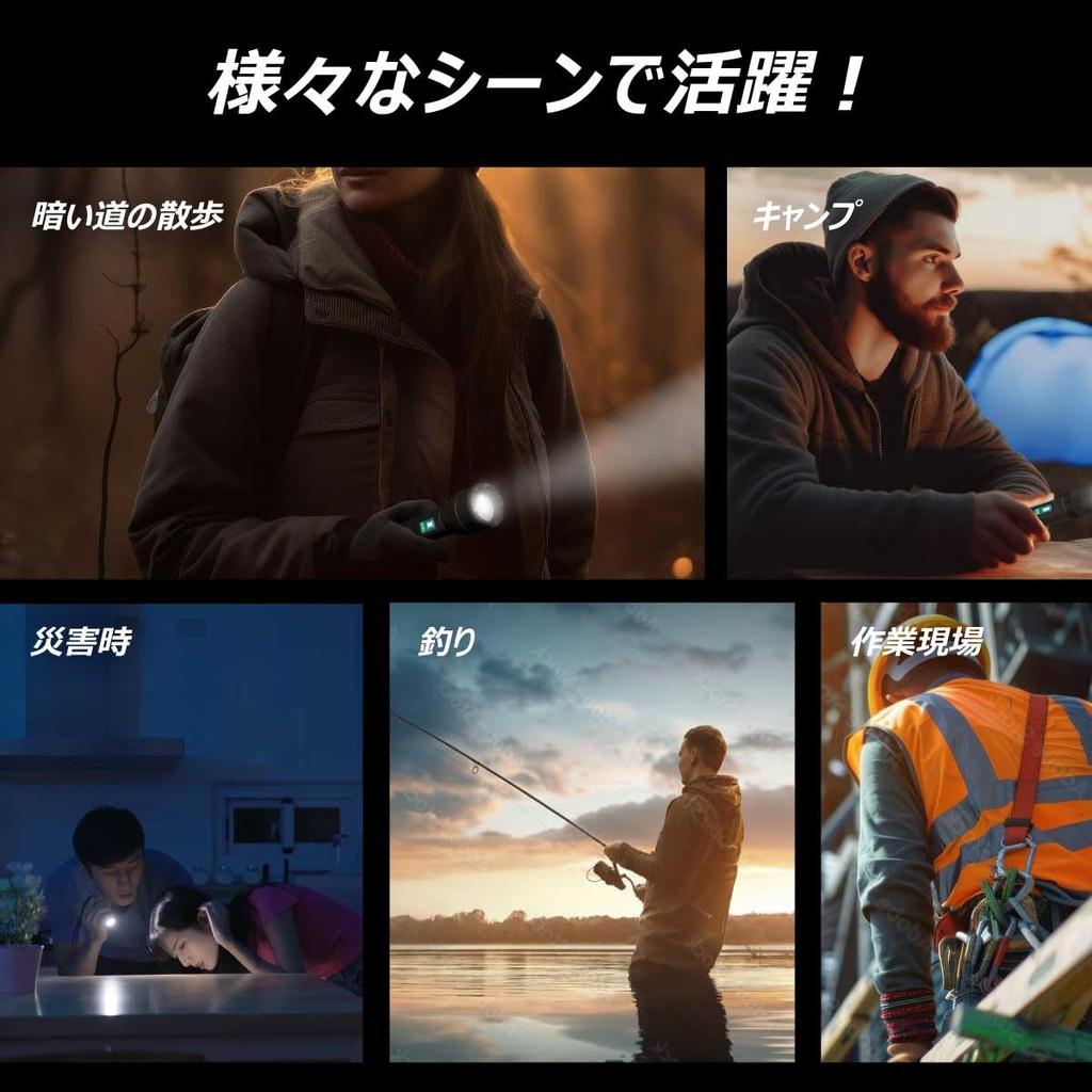 Energizer LED Handheld Flashlight, USB Rechargeable, with Digital Indicator (Maximum Brightness 1000 Lumens/Maximum Run Time 30 Hours), Black, BGHHL8