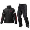 KOMINE Standard Rainwear Set for Rain Size 3XLB RK-543 Motorcycles, Gear, Raincoat, Men's, Black,