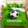 Three-Piece Set Sports Football Decorative Quilt Cover Bedding Kit Digital Printing