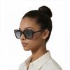 Chanel Gold Letter Logo Irregular Frame Sunglasses Unisex sunglasses Black CH5505-C622M3