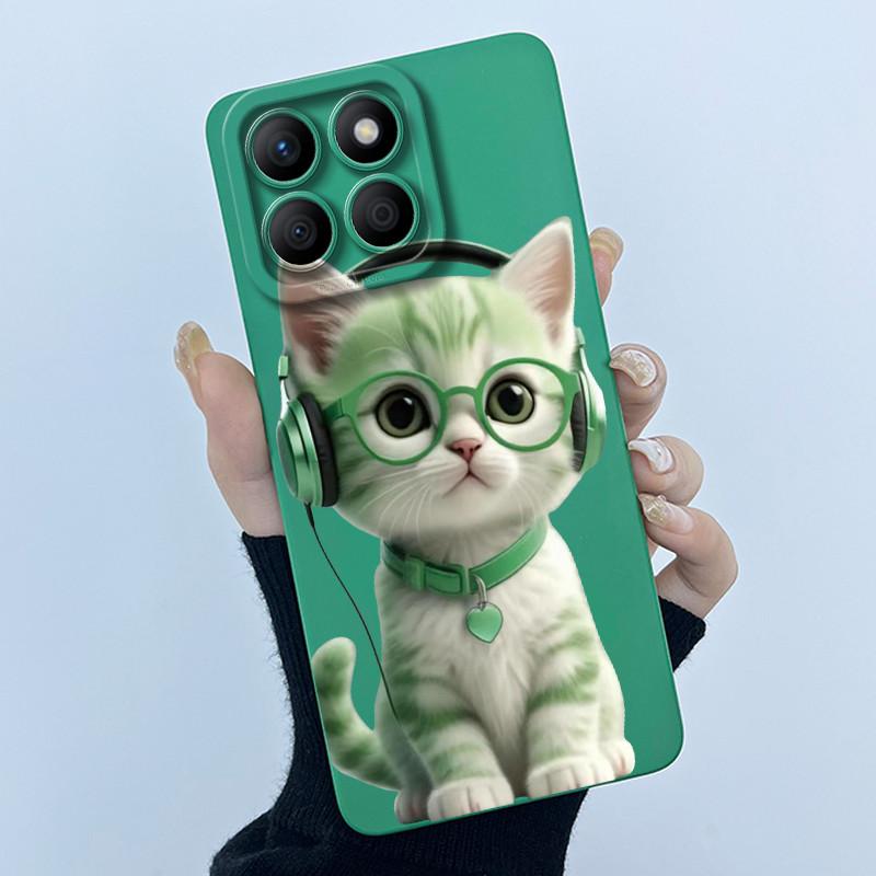 Чехол для Honor X8c Жидкий ТПУ Мягкий Силикон Красивый Узор Чехол для Телефона для Huawei Honor X8c Чехол HonorX8C x 8c Ударопрочный Чехол