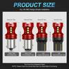 MAXGTRS 2x Strobe Flash P21/5W S25 1157 Bay15D 3030 LED Chip Bulb 7443 1156 Car Stop Backup Brake Parking Tail Signal Light